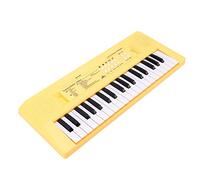 ZAICOLER Jouet de Clavier électronique pour Enfants 37 Touches avec Microphone, 4 Tons, 4 Rythmes, 10 Démos, pour L'éducation Musicale, Rechargeable par USB, Matière Plastique, 16,1 X 5,9 Pouces