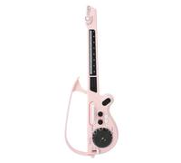 ZAICOLER Jouet de Guitare pour Enfants, Plastique Multifonctionnel Pliable sans Cordes 70 Cm 800 MAh Bluetooth Guitare électrique pour Enfants avec Piano Interactif comme (Pink)