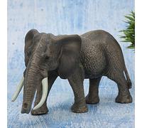 ZAICOLER Jouet éléphant pour Enfants, Modèle Animal en Plastique pour L'éducation, Forme Vive pour Les Salles de ords Lisses, 8 X 3,9 X 3,8 Pouces, Cadeaux de Fête