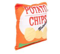ZAICOLER Jouet Interactif en Peluche pour Chien, Chips de Pomme de Terre, pour Une Durée de Jeu Améliorée, Répond au Désir de Grignotage du Chiot (Chips de Pomme de Terre à l'orange)