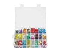 ZAICOLER Kit d'assortiment de Fusibles de Voiture 300 Pièces, Mini Fusibles Automatiques Standard Codés par Couleur par Ampérage avec Boîte de Rangement, pour la Protection électrique des