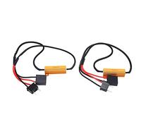 ZAICOLER Kit de Résistance LED H7 2 Pièces, Kit de Résistance LED de Voiture H7 2 Pièces Décodeur LED H7 50 W 6 Ohm Résistance de Annuleur D'erreur de Flash Kit de