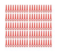 ZAICOLER Lames de Coupe en Plastique Résistantes à l'usure pour Une Coupe de Précision, Lames de Type Gourde de Tondeuse à Gazon 100 Pièces pour Outils D'élagage de Jardin