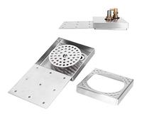 ZAICOLER Lave-gobelet Automatique, Haute Pression, Nettoyeur de Verre Multi-angle en Acier Inoxydable, pour la Maison, la Cuisine et les Fournitures de Bar