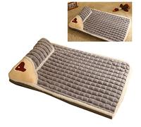 ZAICOLER Lit pour Animaux de Compagnie, Tapis Confortable en Mousse à Mémoire de Forme à Rebond élevé pour Chiens de Petite et Moyenne Taille (L(60x40cm/23.6x15.7in), pour Moins de 10kg/22lb)