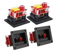 ZAICOLER Lot de 2 Filtres Croisés HiFi, Tweeter Basse, Haut-Parleur 2 Voies, Diviseur de Fréquence 120 W, 4 8 Ohms, avec Carte de Connexion pour Haut-parleurs de Voiture, Bibliothèque, 3 8 Pouces