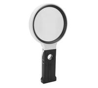 ZAICOLER Loupe avec Lumière, Loupe de Bureau Portative 3,5X 25X avec 4 Modes, Pliante éclairée pour la Lecture, l'inspection et Les Bijoux des Personnes âgées