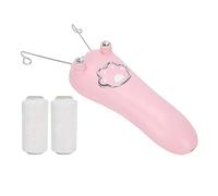 ZAICOLER Machine D'épilation du Visage épilateur à Fil de Coton Dispositif D'épilation du Corps Chargeur USB Longue Endurance pour les Femmes (Rosâtre)