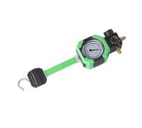 ZAICOLER Manomètre de Réfrigérant 0-500 Psi, Testeur CVC Rechargeable, Outil de Réparation de Ligne de Climatisation avec Lumière LED et Double Valve, Idéal pour l'entretien AC à Domicile