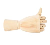 ZAICOLER Marionnette Articulée en Bois, Modèle à Main, Sculpture Flexible et Posable pour Artistes, Décoration en Bois Massif 10x25cm