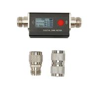 ZAICOLER Mesureur SWR de Puissance Numérique Portable VHF UHF,Plage de Puissance 120W,Vswr 1.00 à 99.9,Batterie Intégrée 350MAH,Charge par Port Type C,ÉCran LCD,Compatible avec