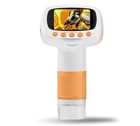 ZAICOLER Microscope Portatif 1000X pour Enfants, Mini Digiscope de Poche Portable, Microscope Jouet Scientifique avec écran de 2 Pouces, Idéal pour la Prise de Photos et l'enregistrement Vidéo
