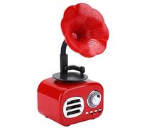 ZAICOLER Mini Haut-Parleur Bluetooth Rétro, Lecteur de Musique Portable pour Ordinateur de Bureau, Son Idéal pour Voyager, Couleur Rose/Noir/Rouge/Noyer (Opéra de Pékin Rouge)