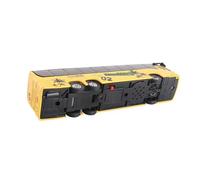 ZAICOLER Modèle de Bus de Simulation en Alliage pour Enfants, Jouet de Bus Musical Léger à Tirer pour Collection, Cadeaux (Yellow)