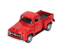 ZAICOLER Modèle de Camionnette en Alliage Vintage Précis, Jouet Décoratif Classique Exquis moulé sous Pression pour Enfants, 4,8 X 1,6 Pouces, 3 Piles Bouton LR1130, pour la Décoration de Bureau de