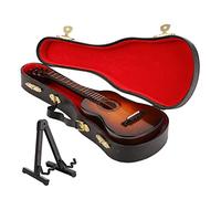 ZAICOLER Modèle de Guitare Miniature, Mini Guitare électrique de Fabrication Exquise pour la Décoration de la Maison, 7,9 Pouces, Idéale pour Les Cadeaux et Les Poupées