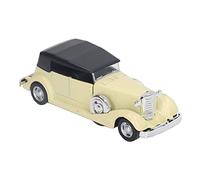 ZAICOLER Modèle de Voiture Classique en Alliage Vintage, Design Authentique, Portes Ouvertes, Jouet à Tirer, éducation Précoce pour Enfants, 5,1x1,8x1,6 Pouces (Beige)