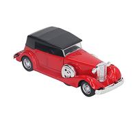 ZAICOLER Modèle de Voiture Classique en Alliage Vintage, Design Authentique, Portes Ouvertes, Jouet à Tirer, éducation Précoce pour Enfants, 5,1x1,8x1,6 Pouces (Rouge)
