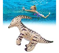 ZAICOLER Modèle Gonflable éducatif de Jouet de Dinosaure pour Le Plaisir de Fête de Piscine en PVC 29,5 Pouces pour Les Enfants (Jielong se Tient sur Deux Jambes (Un Corps Jaune)