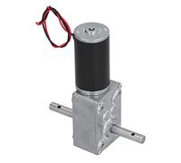 ZAICOLER Moteur électrique Portable à Double Arbre de Sortie en Acier Inoxydable, Moteur à Courant Continu pour Dispositif D'entraînement Industriel (DC24V 16RPM)