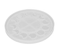 ZAICOLER Moule de Plateau de Phase de Lune, Moules de Moulage en Résine de Croissant D'éclipse Lunaire pour Bricolage, Décoration de la Maison, Silicone Durable, Facile à Démouler, 1 Moule