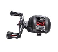 ZAICOLER Moulinet de Pêche Baitcasting, Frein de 17,6 LB, Rapport de Vitesse 6,3:1, Double Frein Magnétique en Nylon, Grande Bobine, Récupération Main Gauche avec Guides de Ligne