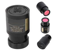 ZAICOLER Oculaire électronique en Alliage D'aluminium 1,3 MP USB 2.0, Combinaison Plug and Play pour Imagerie de Microscope PC/Mobile Noir
