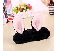 ZAICOLER Oreilles de Lapin, Bandeau d'oreille de Lapin Mignon avec Conception Confortable et Lavable de Pose Bandeau de Nœud Rose pour Lavage du Visage et Maquillage de Carotage