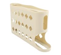 ZAICOLER Organisateur D'œufs de Grande capacité à 4 Niveaux pour Réfrigérateur, Gain de Place, Support de Distributeur D'œufs à Roulement Automatique en Plastique 7,09 X 12,99 X 2,76 Pouces (YELLOW)