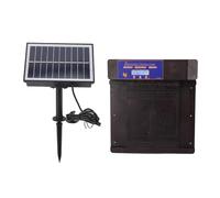 ZAICOLER Ouvre-Porte Automatique Intelligent à Double Ouverture pour Poulailler, Minuterie, Affichage LED, Ouvre-Porte à énergie Solaire avec Fonction Anti-pincement et Alerte de Batterie Faible,