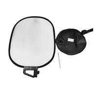 ZAICOLER Panneau de Lumière Douce Pliable et Portable pour Une Lueur Naturelle dans Les Portraits et Les Studios de Photographie de Produits, 28,35 X 35,43 Pouces, Tige en Aluminium, Extérieur