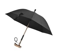 ZAICOLER Parapluie Intelligent de Canne avec LED Alerte Sonore de Sécurité LED Parapluie en Vinyle Anti-Soleil avec Tissu en Caoutchouc Haute Densité Étanche pour Personnes Âgées (GOLD)
