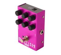 ZAICOLER Pédale D'entraînement D'effets de Guitare électrique, Effet D'overdrive de Distorsion Compact et élégant pour Guitaristes, Alliage D'aluminium Durable, 1 unité (AN 31 Violet)