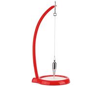 ZAICOLER Pendule, Pendule en Plastique, en Plastique et en Caoutchouc Pendule avec Léger pour Chambre à Coucher, Bureau (Rouge)
