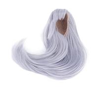 ZAICOLER Perruque de Cheveux de Poupée en Fiber de Haute Température, Maille Douce, Longue et Bou Remplacement pour Poupée 1/3, quantité de Matériau Naturel élastique (BLUE)