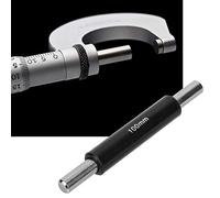 ZAICOLER Pied à Coulisse Standard pour Micromètre Extérieur pour une Mesure Précise pour les Professionnels en Acier Inoxydable pour L'étalonnage des Micromètres Adaptés aux Ingénieurs et (100mm)
