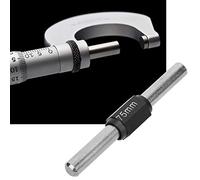 ZAICOLER Pied à Coulisse Standard pour Micromètre Extérieur pour une Mesure Précise pour les Professionnels en Acier Inoxydable pour L'étalonnage des Micromètres Adaptés aux Ingénieurs et (75mm)