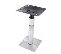 ZAICOLER Piédestal de Siège de Bateau, Base de Siège Marin en Alliage d'aluminium de 7 X 7 Pouces avec Ressorts Amortisseurs et Rotation à 360 Degrés, Idéal pour Les Bateaux de Ponton à Fond Plat