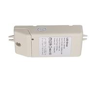 ZAICOLER Pilote LED Compact et Durable pour Bande Lumineuse LED 12 W DC 12 V 1 A Alimentation pour Décoration de la Maison Matériau ABS Blanc pour Lampes de Bricolage