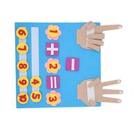 ZAICOLER Planche Occupée pour Tout-Petits, Jouet en Feutre coloré D'addition et de Soustraction pour la Formation à l'Autisme, L'éducation des Enfants
