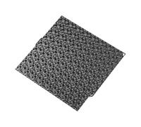 ZAICOLER Plaque de Construction Double Face, Plaque à Motifs PEO et PET, Texturée pour des Finitions Mates Lisses avec Esthétique en Fibre de Carbone, Idéale pour PLA, PETG, ABS et TPU