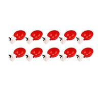 ZAICOLER Poulet Waterer, 10pcs Automatic Waterer Voleur Bowning Bowl Afficher d'eau de Poulet Bowl Bowning Bow (Grand Bol Rouge)
