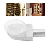 ZAICOLER Pouvoir des étagères en Verre, 10pcs / Lot d'angle d'angle Support étagère en Verre Support PEG Armoire Clips en 'armoires de Cuisine de Carter