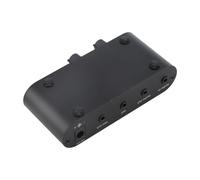 ZAICOLER PréAmplificateur Audio Stéréo Compact Mini Amplificateur de Casque sans Bruit pour Haut-Parleur, Idéal pour Les DJ et Les Soirées karaoké ABS Aluminium Argent