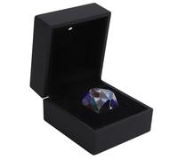 ZAICOLER Prisme Cube de Couleur, Polyèdre en Verre Cristal Optique K9, Prisme Physique de Dispersion RVB avec Taille 20 Mm, Idéal pour l'enseignement, la Décoration Artistique, Les Accessoires de