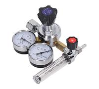 ZAICOLER Régulateur de Gaz Azote, Vanne en Laiton de Haute Précision pour Laboratoire, Débitmètre 25L/min pour la Fabrication Industrielle