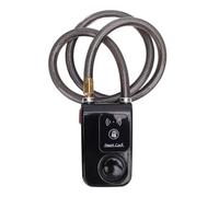 ZAICOLER Serrure de Moto Bluetooth sans clé, Serrure Intelligente avec Alarme, Déverrouillage de L'application, Alarme de Vibration, Antivol, Résistance à L'eau IP44, pour Téléphones (BLACK)