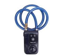 ZAICOLER Serrure de Moto Bluetooth sans clé, Serrure Intelligente avec Alarme, Déverrouillage de L'application, Alarme de Vibration, Antivol, Résistance à L'eau IP44, pour Téléphones (BLUE)