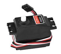 ZAICOLER Servomoteur, Servomoteur 6 Kg E6001 Servo Numérique Engrenage en Plastique Servo Analogique Servo étanche Servo RC à Couple élevé pour Voiture HSP 94105 94106 94166 1/10 RC