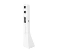 ZAICOLER Stadiomètre Ultrasonique Portable, Dispositif de Mesure de la Taille du Corps de Haute Précision pour Usage Familial, ABS Rechargeable 23x5x5,6 Cm (WHITE)